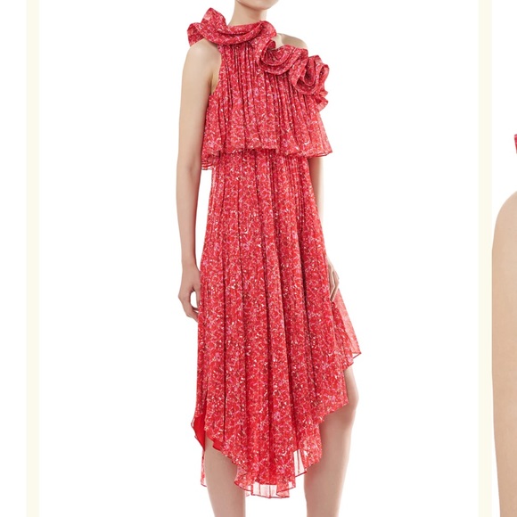 Amur Pleated One Shoulder Dress - Picture 3 of 10